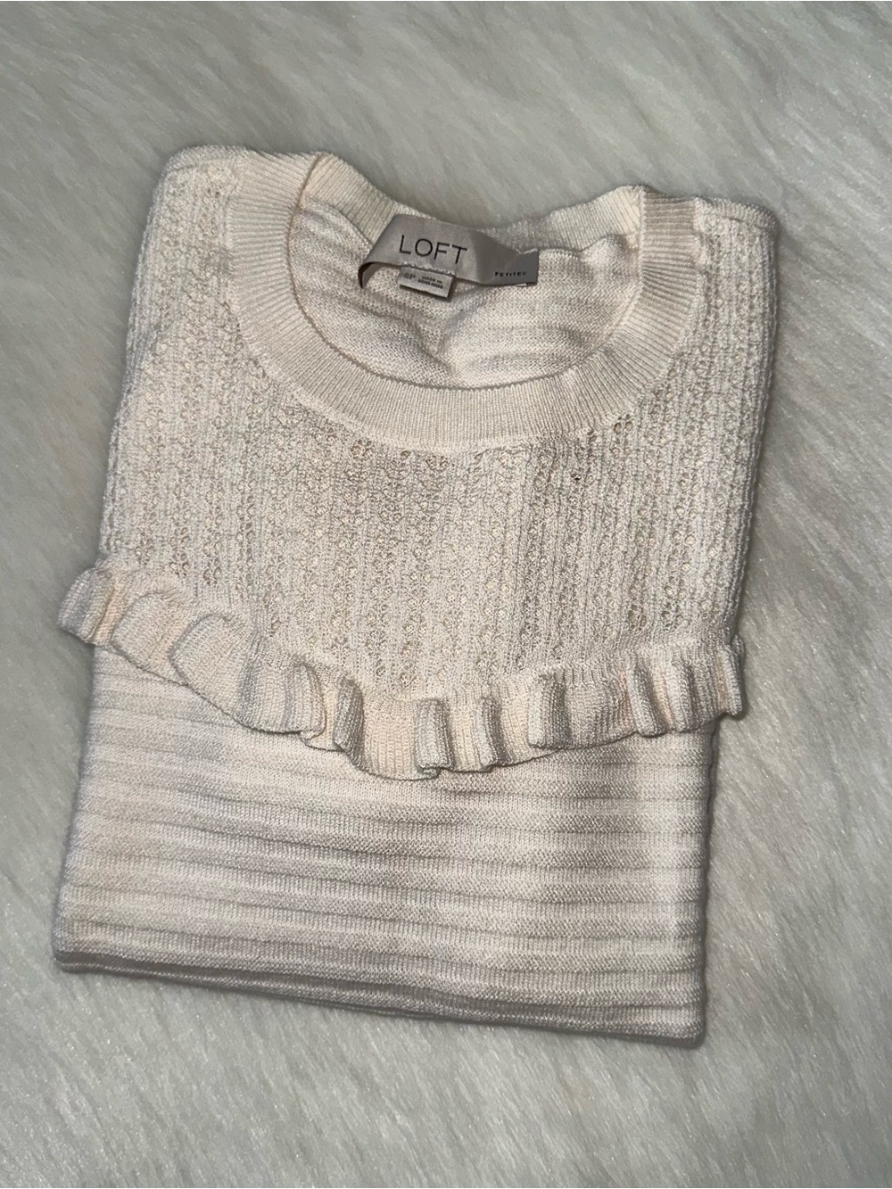 Loft White Blouse